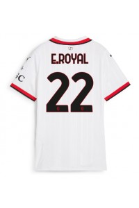 AC Milan Emerson Royal #22 Voetbaltruitje Uit tenue Dames 2024-25 Korte Mouw